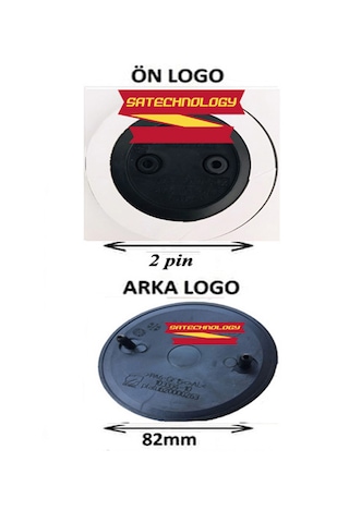 Bmw F10 Kasa Ön Kaput-bagaj Logo Takım Mavi Beyaz 2pin-82mm