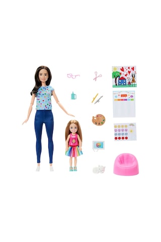 Hrg48 Barbie Ve Chelsea Sanat Atölyesi Oyun Seti