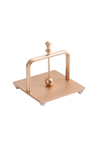 Homyl Peçetelik Metal Dekoratif İçecek Peçete Kutusu Yemek Gül Altın