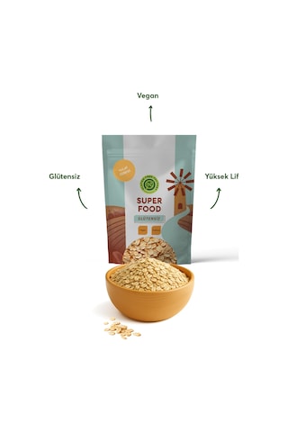 Glutensiz Fabrika Glutensiz Yulaf Ezmesi 500 G