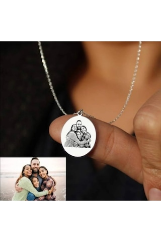 Hifa Diamond Resimli Kolye Fotoğraflı Kolye 9097138 Çok Renkli