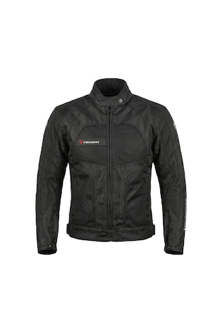 Venom Dynamic 4 Mevsim Erkek Motosiklet Montu Siyah