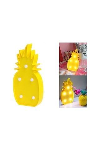 Ananas Tasarımlı Masa Lambası Beyaz