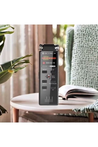 Taşınabilir Dijital Ekranlı Voice Recorder 16 Gb Ses Kayıt Cihazı