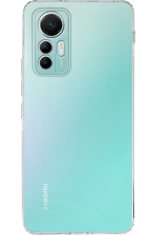 Xiaomi Mi 12 Lite Kamera Korumalı Şeffaf Süper Silikon Kapak