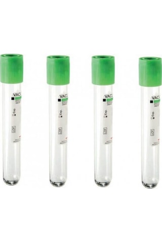 Vacusera Yeşil Kapaklı Vakumlu Kan Alma Tüpü