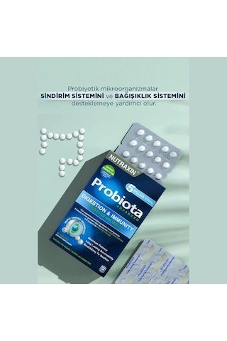 Nutraxin Probiota Advanced - Probiyotik Takviyesi 60 Tablet - Üç Katmanlı Teknoloji