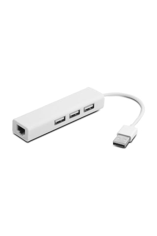S-Link Sl-U602 USB 2.0*3 Port Hub + Rj45 Ethernet Çevirici