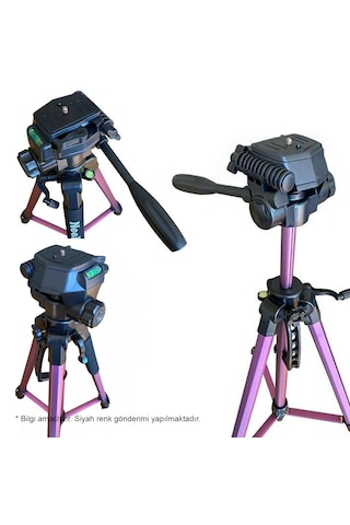 Tripod 170cm Profesyonel 3 Ayak Video Çekim Tripod Uzun Boy Sabit