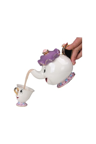 Pazly Sevimli Seramik Çaydanlık Çay Bardağı Ve Kupa