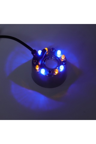 Vkemall Stainless Steel Ultrasonic Soğuk Buhar Üretici - 12 Led Renkli, 110-240v Ev Ve Bahçe Aromaterapi/su Dekorasyonu İçin