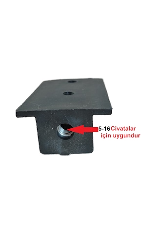 Mobilya Ayağı Bağlantı Aparatı Köşe Bağlantı 4 Adet 5-16 Vida Tip