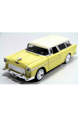 1955 Chevrolet Belair Nomad-1 24 Ölçek 20-22 Cm