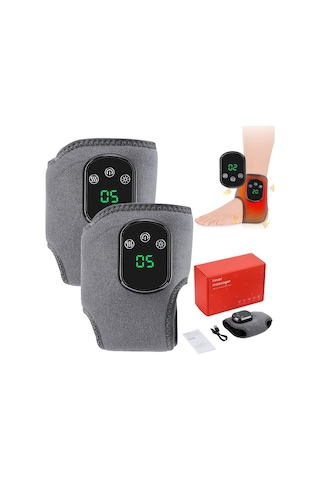 Elektrikli Ayak Masajı, 1800 Mah Pil İle Taşınabilir Kablosuz Ayak Masajı, 5 Isı Seviyesi, 3 Titreşim Modu, Ayak Bileği, Topuk, Taban Ve Ayağın Arkası İçin Şarj Edilebilir Masaj Cihazı