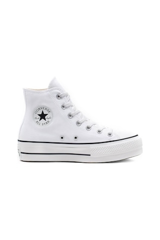 Convers CHUCK TAYLOR ALL STAR PLATFORM CANVAS Kadın Günlük Spor A Beyaz