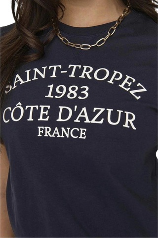 Only Kadın T-shirt 15320504 Sky
