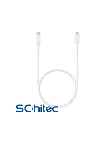 Schitec 60w Type-c To Type-c Data Ve Hızlı Şarj Kablosu Telefon, Tablet, Laptop Uyumlu Beyaz Sk006