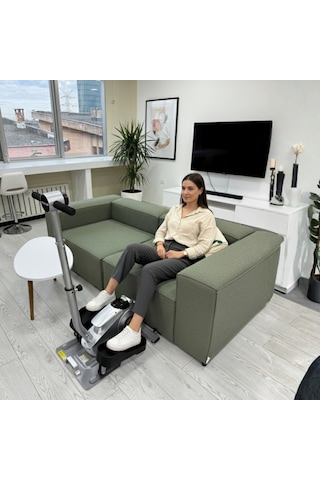 2 Si 1 Arada Eliptik Stepper Ve Mini Bisiklet Ayakta Ve Oturarak Kullanım Siyah