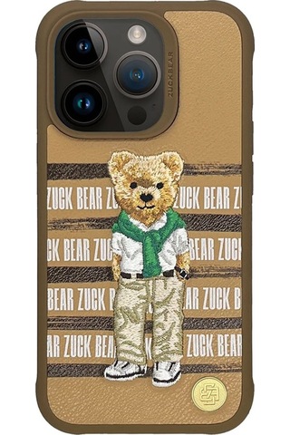 Zuck Bear Apple Uyumlu iPhone 15 Pro San Fransisco Arka Koruma