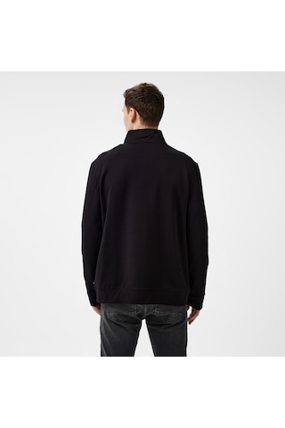 Nautica Erkek Siyah Regular Fit Sweatshirt Düz K47024t Siyah