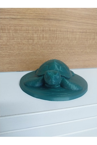 Topçu 3d Baskı Dekoratif Kaplumbağa Figürü / Masaüstü Aksesuar -