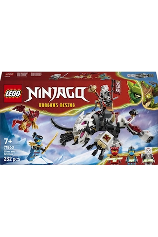 LEGO® NINJAGO® Zilvar ve Ejderha Canavar Grimtak 71863 - 7 Yaş ve Üzeri için 3 Minifigür İçeren Oyuncak Yapım Seti (232 Parça)