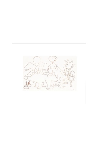 Meri Meri - Dinosaurs Colouring Placemats - Dinozorlar Boyama Amerikan Servisleri X8