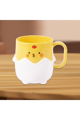 Pazly Yuvarlak Yıkama Suntek Karikatür Kabı Gözler Fırçası Fincan Diş Lv Diğer