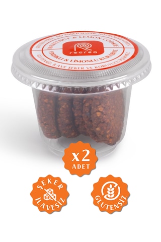 Recrea Glutensiz Fındıklı ve Limonlu Kurabiye 2'li