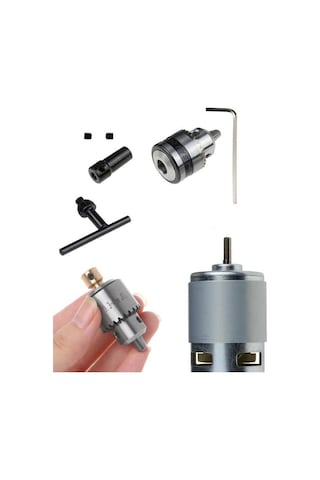 Mini Mandren Matkap Kelepçeli Anahtarlı Set Universal Proje Ödev