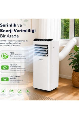 Kumtel Kusunoki KMPAC-7 7.000 Btu Taşınabilir Portatif Klima