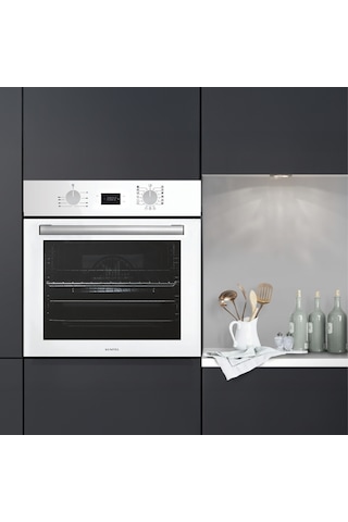 Kumtel Plus B66-SF3 DDT Digital Beyaz Ankastre Fırın