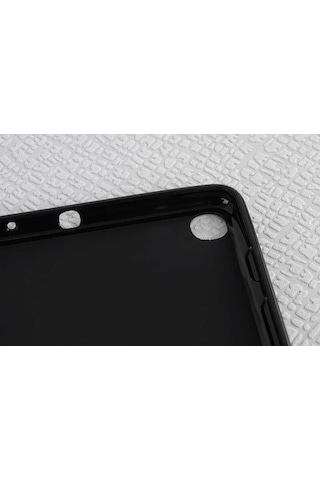 Galaxy Tab A 10.1 2019 T510 Kılıf Uyumlu Zore Tablet Süper Silikon Kapak-beyaz Tablet Kılıfı