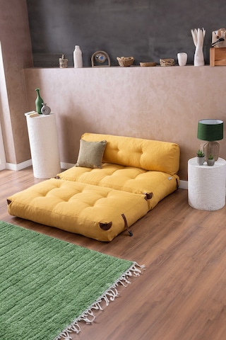 Good Night Megano Yeni Nesil 140 Cm Uzanma Tv Koltuğu & Misafir Yatağı Sarı