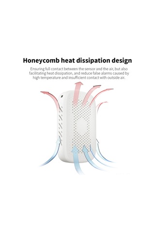 Lemestar Hava Kalitesi Testeri - Co, Sicaklık, Nem Ve Atmosfer Basıncı Ölçer, Tft Lcd Ekran, Otomatik Parlaklık, 800mah Pil, Type-c Şarj Beyaz