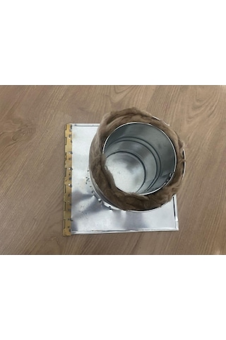 Isı Yalıtımlı Yanmaz Karavan Çadır Soba Baca Adaptörü 10 Cm Lik Borular İçin Çok Renkli