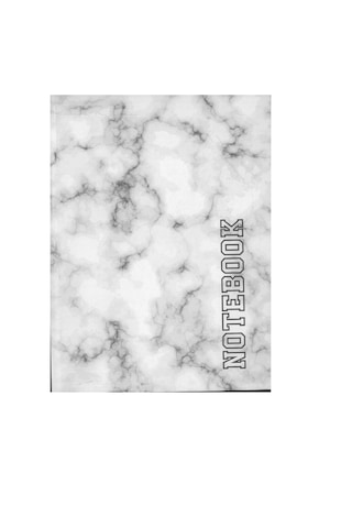 Sim Defter Sert Kapak 400 Yp Kareli 20x28 Beyaz - Gri