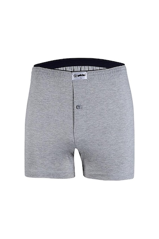 6 Adet Yıldız Erkek Taşma Lastik Düz Renk Penye Boxer Short 43