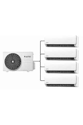 Airfel Vista Serisi 4LMX105 36000 Btu Dış 12 + 12 + 12 + 12 İç Multi Split Klima