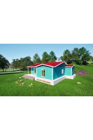 Ballife Prefabrik 113 M2 Standart Prefabrik Konut