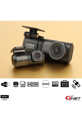 Gnet Gonw 2ch Fullhd Hdr Wi-fi Akıllı 2 Kameralı Araç Kamerası