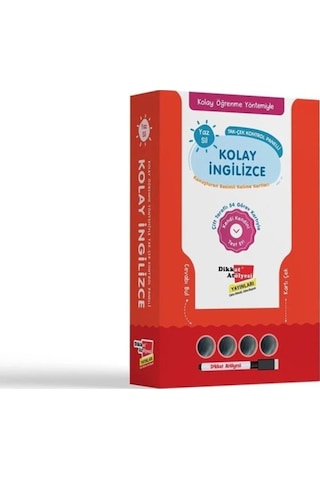 Kolay İngilizce Konuşturan Resimli Kelime Kartları