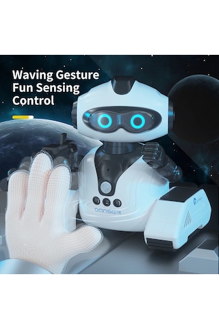 Mini Rc Robot Algılama Cady Wıda Akıllı Oyuncak Programlama Eğitim Müzik Dans White Robot 1704v