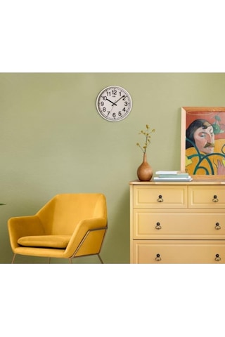 Digithome Venüs Minimalist Duvar Saati 26cm Beyaz K-venus-beyaz C320.230 Beyaz