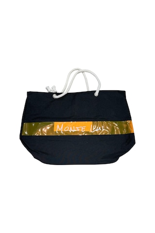 Monte Lui 1011 Plaj Çantası Siyah Renkli Siyah