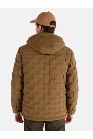 Colin's Colins Slim Fit Kapüşonlu Kahverengi Erkek Mont Cl1066366 Camel