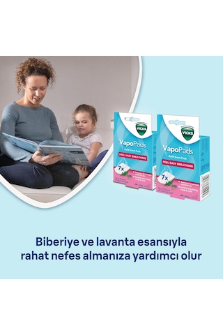 Vicks Vbr7 Vapopads Biberiye & Lavanta Aromalı Koku Tableti