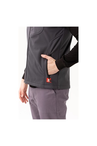 Salina Outdoor Erkek Yelek Günlük Giyim İçin Konforlu Ve Cepli Tasarım Füme