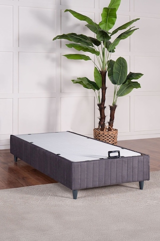 Premium Bamboo Sleepy Baza Gri Başlık & Yatak Dahil Değildir 100 x 200