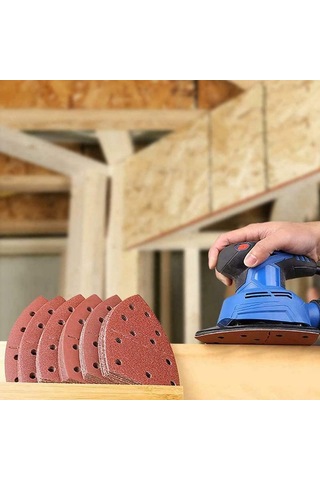 60pcs Fare Zımpara Çarşafları Zımpara Kağıdı Karışık 40/60/80/120/180/240 Grit, Bosch Psm 100a Detay Palmiye Zımpara